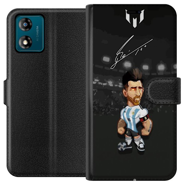 Motorola Moto E13 Lompakkokotelo Messi