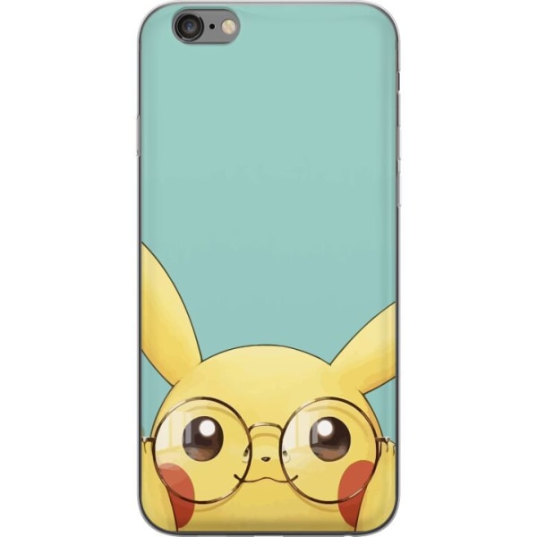 Apple iPhone 6s Plus Läpinäkyvä kuori Pikachu lasit