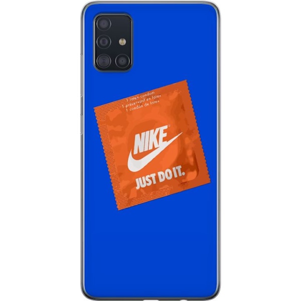 Samsung Galaxy A51 Läpinäkyvä kuori Nike