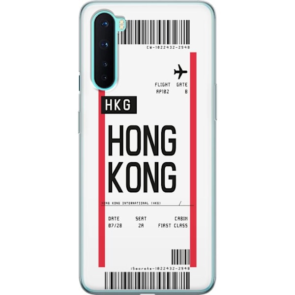 OnePlus Nord Gennemsigtig cover Hongkong