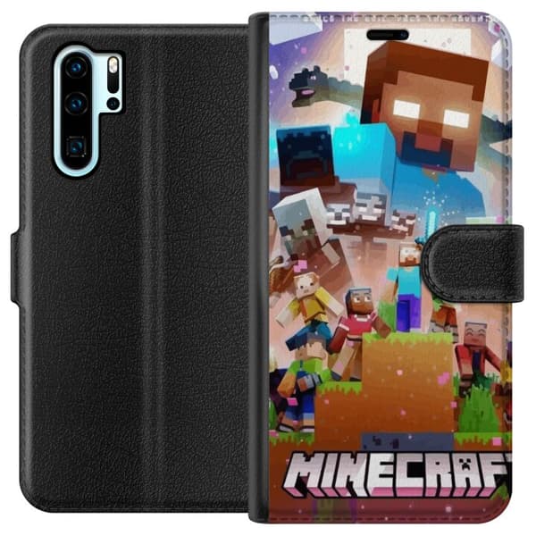Kompatibelt Lommeboketui til Huawei P30 Pro Minecraft