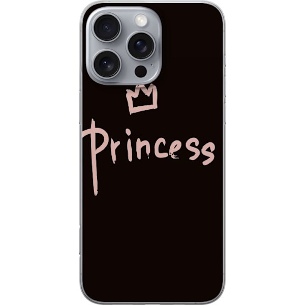 Apple iPhone 16 Pro Max Gennemsigtig cover Prinsesse