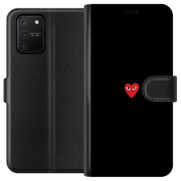 Kompatibel Tegnebogsetui til Samsung Galaxy S10 Lite Hjerte