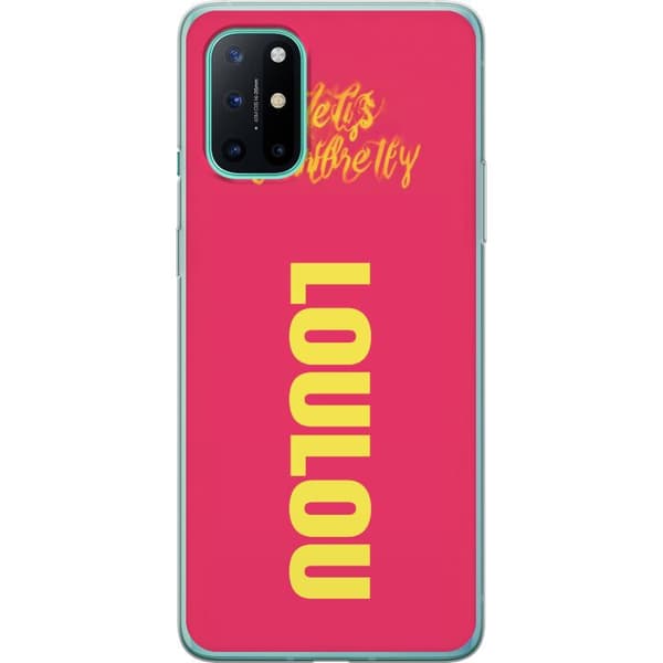 Kompatibelt Mobildeksel til OnePlus 8T LOL LOL text rosa