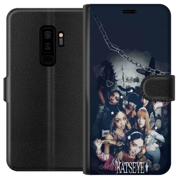 Kompatibelt Plånboksfodral till Samsung Galaxy S9+ KATSEYE svart