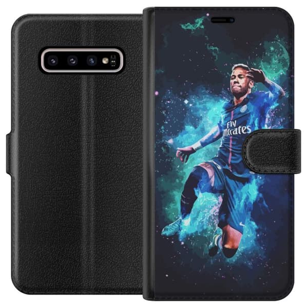 Kompatibelt Lommeboketui til Samsung Galaxy S10+ Neymar