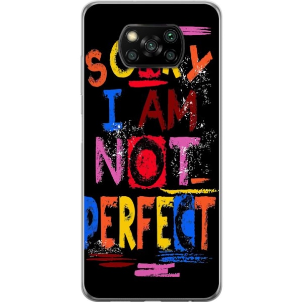 Xiaomi Poco X3 NFC Gennemsigtig cover Sorry