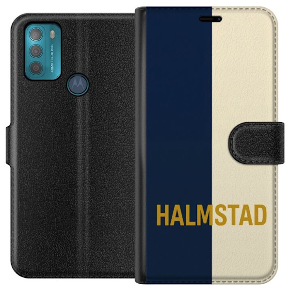 Motorola Moto G50 Tegnebogsetui Halmstad – Fodbold
