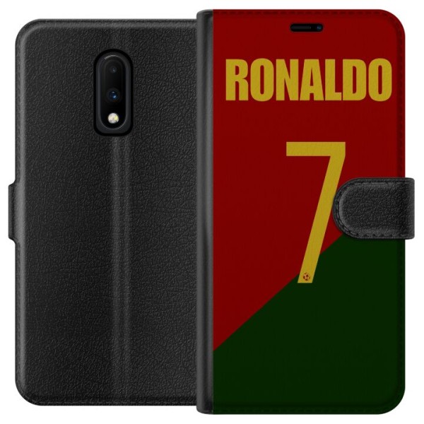 OnePlus 7 Lompakkokotelo Ronaldo