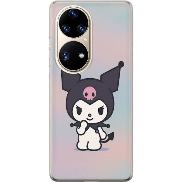 Huawei P50 Pro Läpinäkyvä kuori Kawaii Sanrio Kuromi