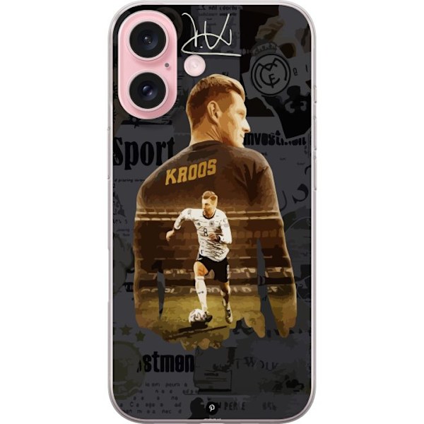 Apple iPhone 16 Läpinäkyvä kuori Toni Kroos