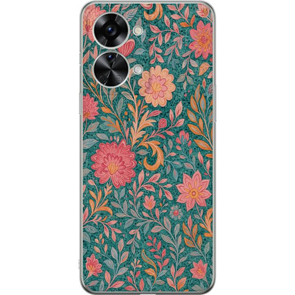 OnePlus Nord 2T Gjennomsiktig deksel Floral Dream