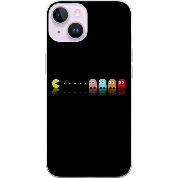 Kompatibelt Mobildeksel til Apple iPhone 14 Plus Retro spelkaraktärer rad