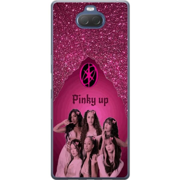 Kompatibelt Mobildeksel til Sony Xperia 10 Plus KATSEYE Pinky Up rosa