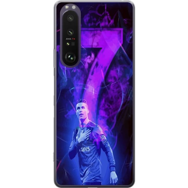 Sony Xperia 1 III Gjennomsiktig deksel Ronaldo 7