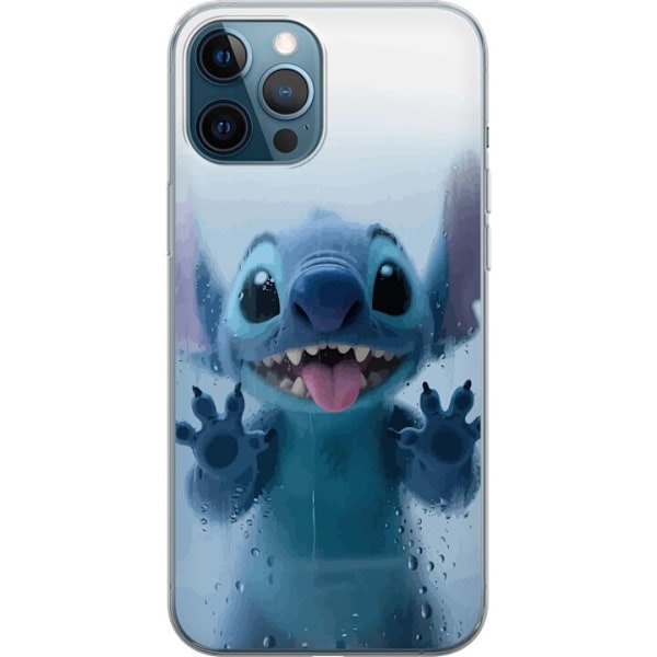 Apple iPhone 12 Pro Genomskinligt Skal Stitch Window View – Stitch vid ett fönster i söt stil