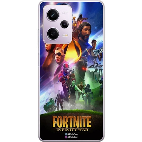 Xiaomi Redmi Note 12 Pro Gennemsigtig cover Fortnite