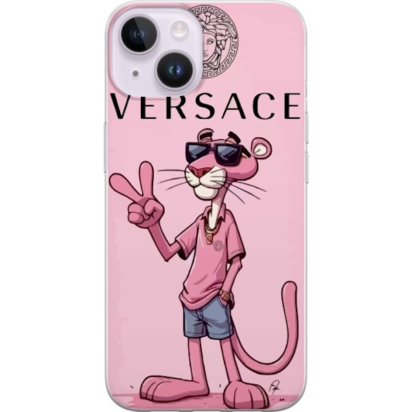 Apple iPhone 14 Gennemsigtig cover Pink Panter Mærke