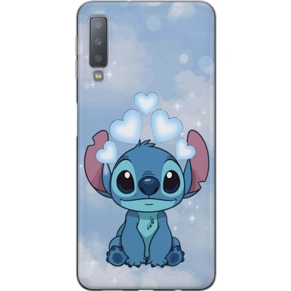 Samsung Galaxy A7 (2018) Gennemsigtig cover Stitch Hoppende Gl