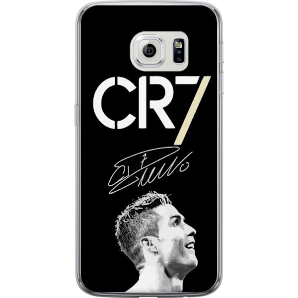 Samsung Galaxy S6 edge Läpinäkyvä kuori CR7 Ronaldo