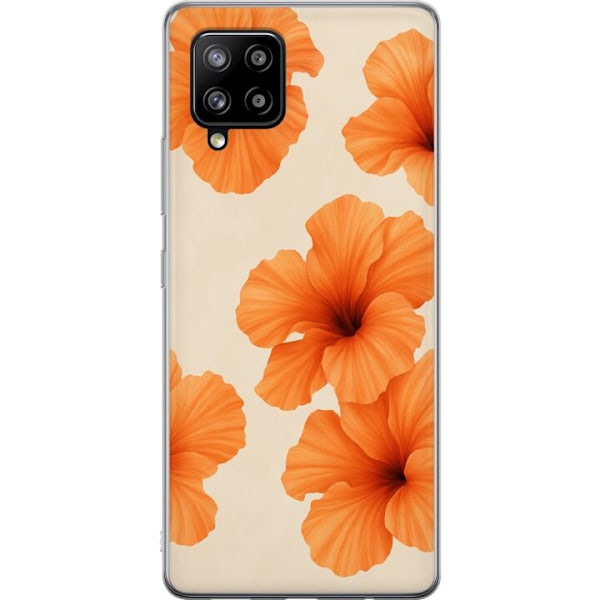Samsung Galaxy A42 5G Läpinäkyvä kuori Papaya Punch