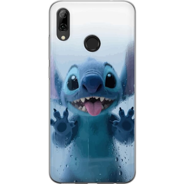 Huawei P smart 2019 Genomskinligt Skal Stitch Window View – Stitch vid ett fönster i söt stil