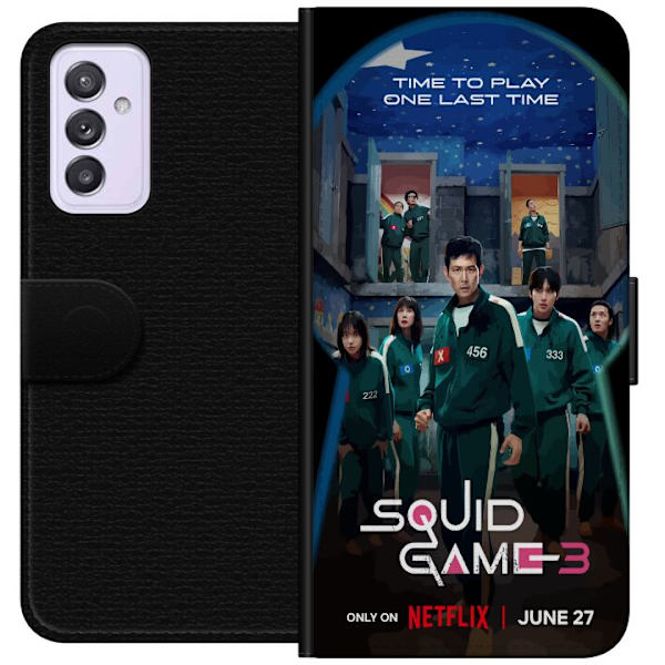 Samsung Galaxy A82 5G Plånboksfodral Squid Game Säsong 3 Seriefigurer Populärt TV Serie Motiv Ikoner Spänning Drama Asiatisk Design Trend