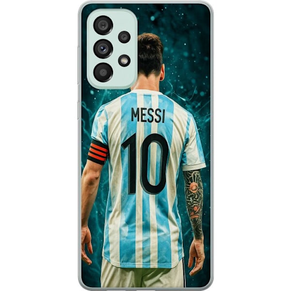 Samsung Galaxy A73 5G Läpinäkyvä kuori Messi
