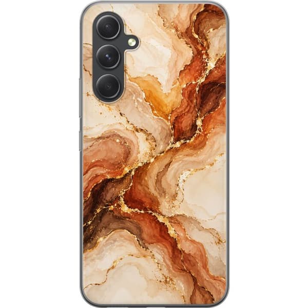 Kompatibelt Mobilskal till Samsung Galaxy S24 Höstagat beige