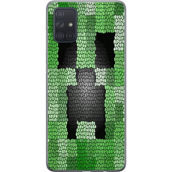 Yhteensopiva Puhelinkuori Samsung Galaxy A71 Creeper / Minecraft
