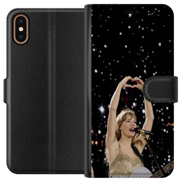 Apple iPhone X Lompakkokotelo Taylor Swift