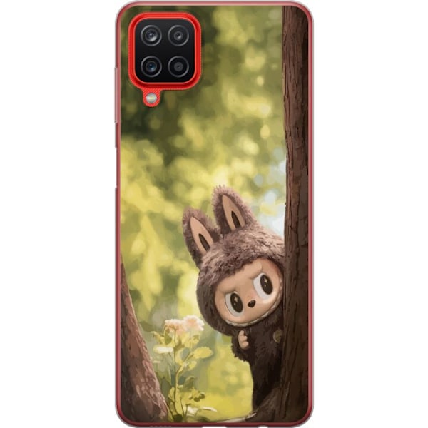 Samsung Galaxy A12 Läpinäkyvä kuori Labubu Graffiti Vibes