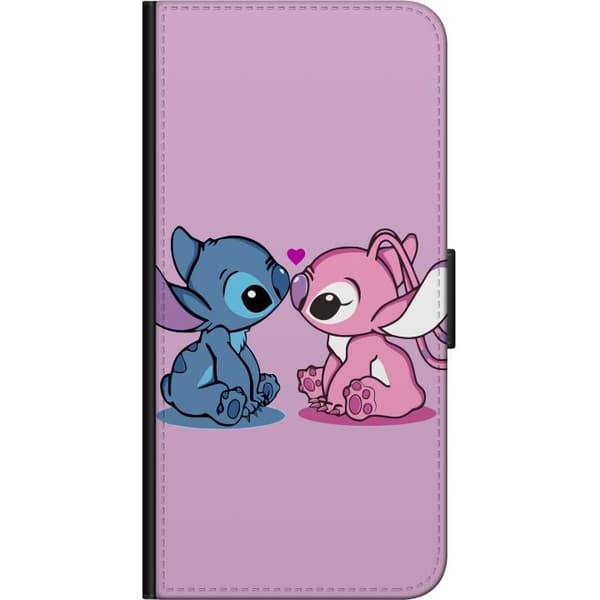 Kompatibelt Lommeboketui til Samsung Galaxy A20s Stitch-Kjærlighet
