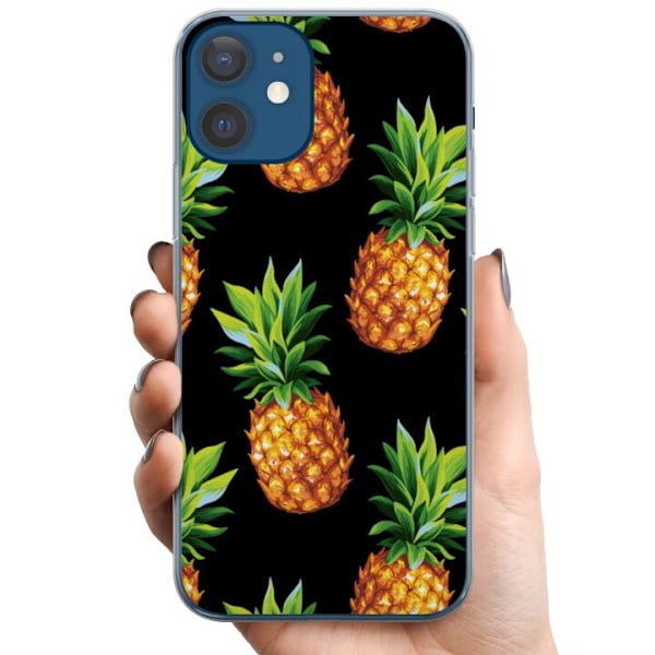 Apple iPhone 12  TPU Mobilskal Ananas