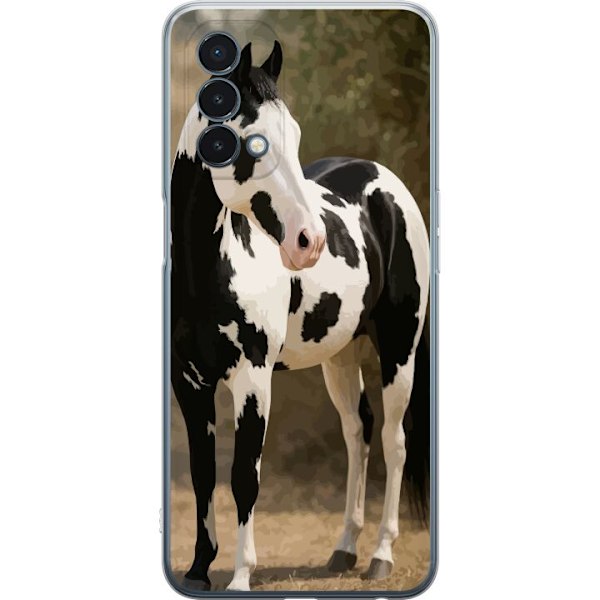 OnePlus Nord N200 5G Läpinäkyvä kuori Kaunis Hevonen - elegantti hevonen kuva-aihe