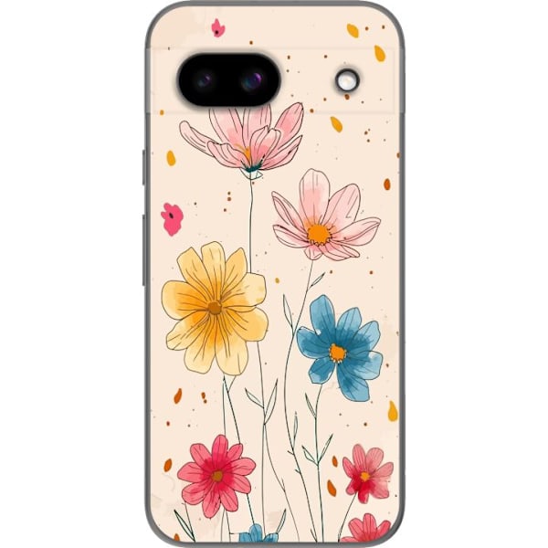 Google Pixel 8a Läpinäkyvä kuori Kesä