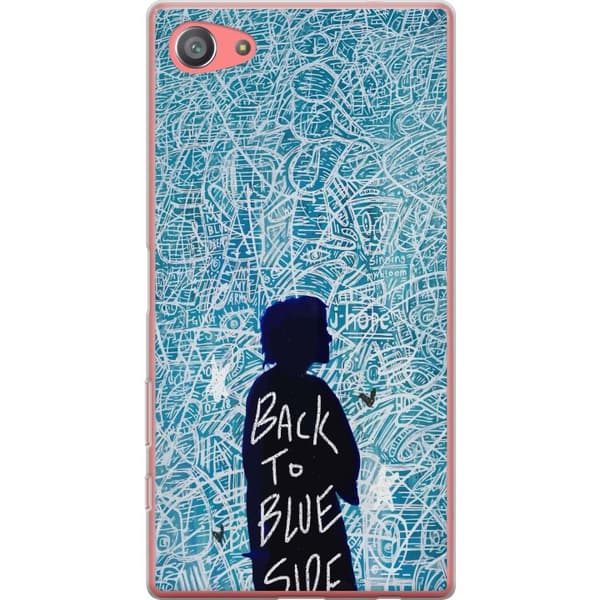 Kompatibelt Mobildeksel til Sony Xperia Z5 Compact Back To Blue Side turkis