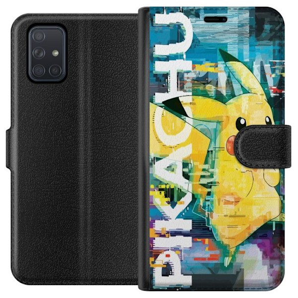 Samsung Galaxy A71 Tegnebogsetui Pikachu