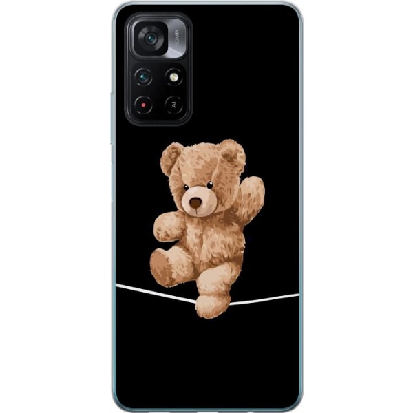 Xiaomi Poco M4 Pro 5G Gennemsigtig cover Bjørn