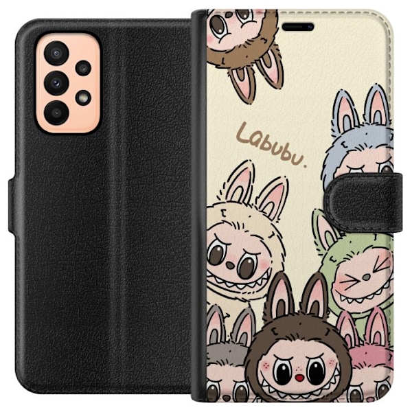 Samsung Galaxy A23 Tegnebogsetui Labubu Pastel Collection