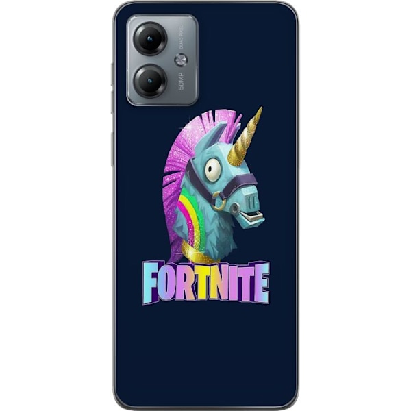 Motorola Moto G14 Genomskinligt Skal Fortnite Häst