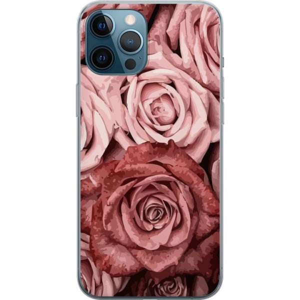 Apple iPhone 12 Pro Max Läpinäkyvä kuori Ruusut