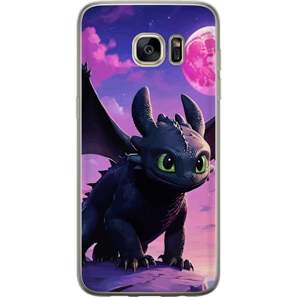 Samsung Galaxy S7 edge Genomskinligt Skal How to Train Your Dragon (Draktränaren)