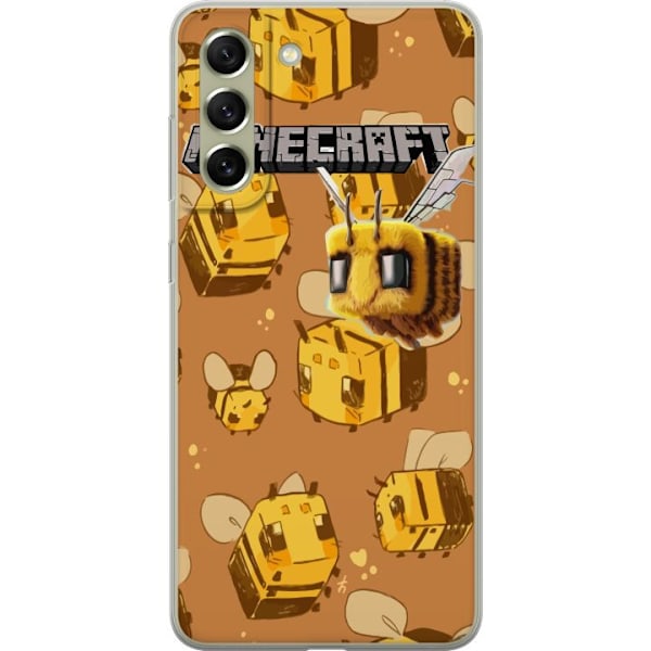 Samsung Galaxy S21 FE 5G Läpinäkyvä kuori Minecraft Bi