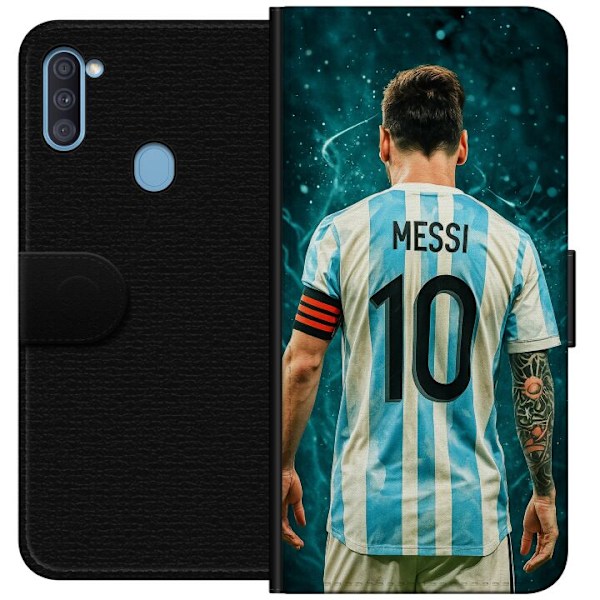 Samsung Galaxy A11 Tegnebogsetui Messi