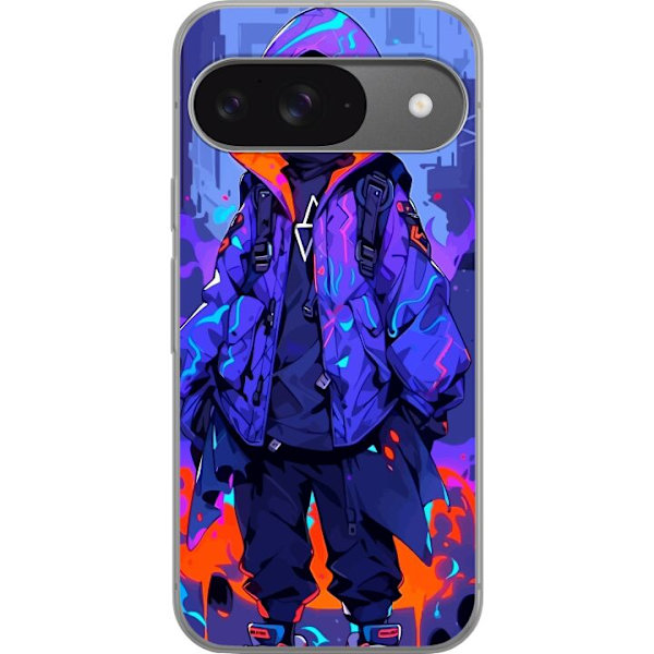 Google Pixel 9 Gennemsigtig cover Anime