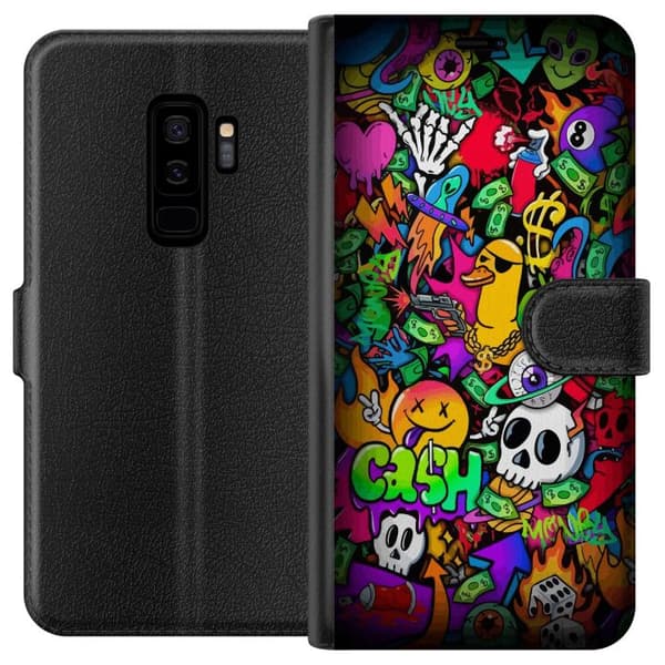 Kompatibel Tegnebogsetui til Samsung Galaxy S9+ Klistre-mærker