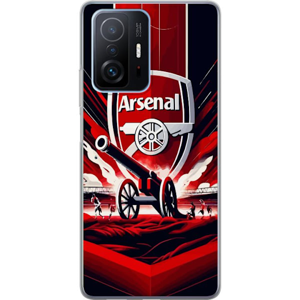 Xiaomi 11T Gennemsigtig cover Arsenal