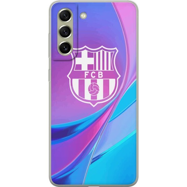 Samsung Galaxy S21 FE 5G Läpinäkyvä kuori FC Barcelona