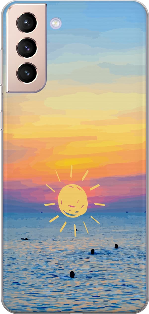 Kompatibelt Mobildeksel til Samsung Galaxy S21 Solnedgang